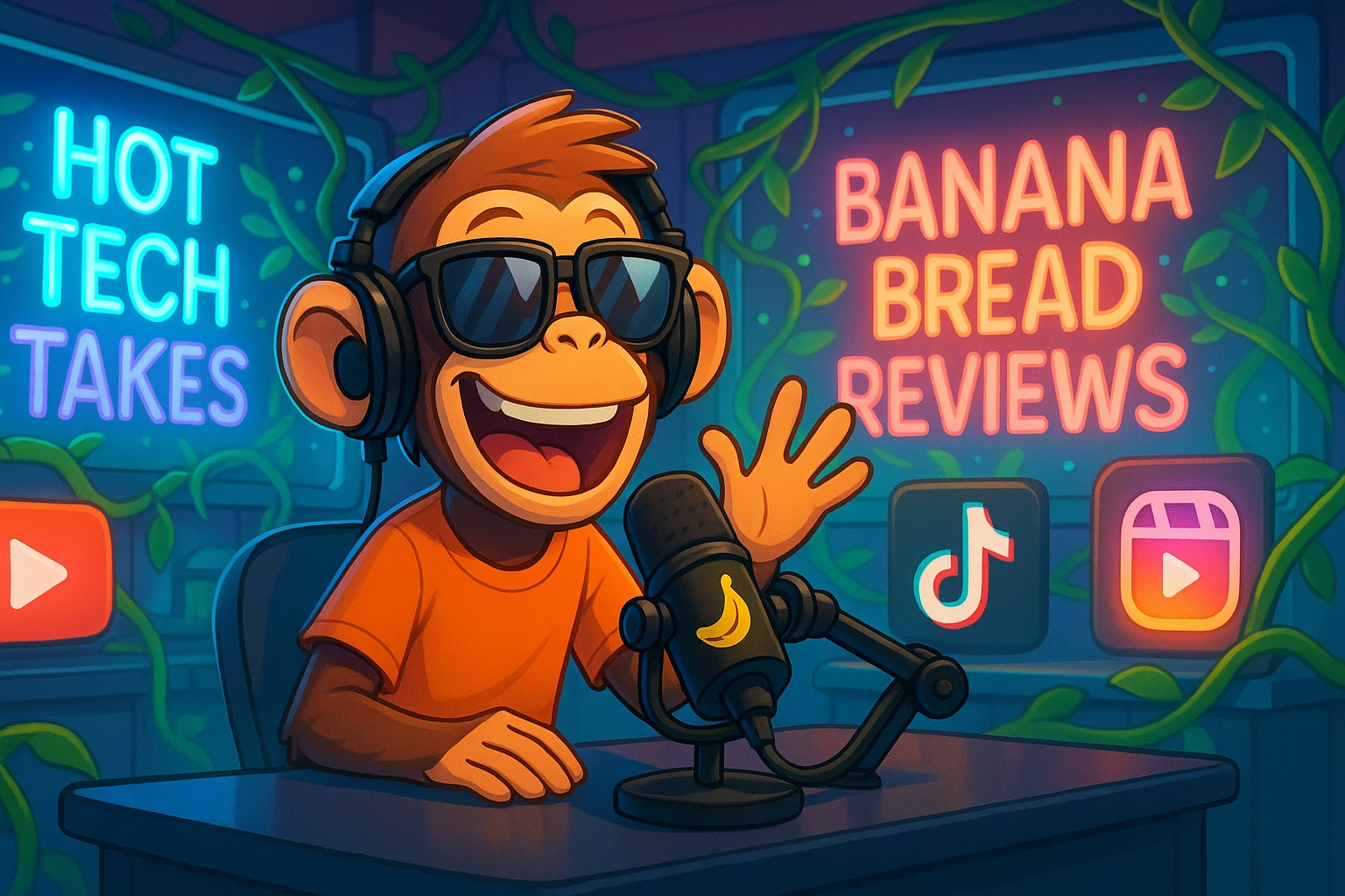monkey vlogger