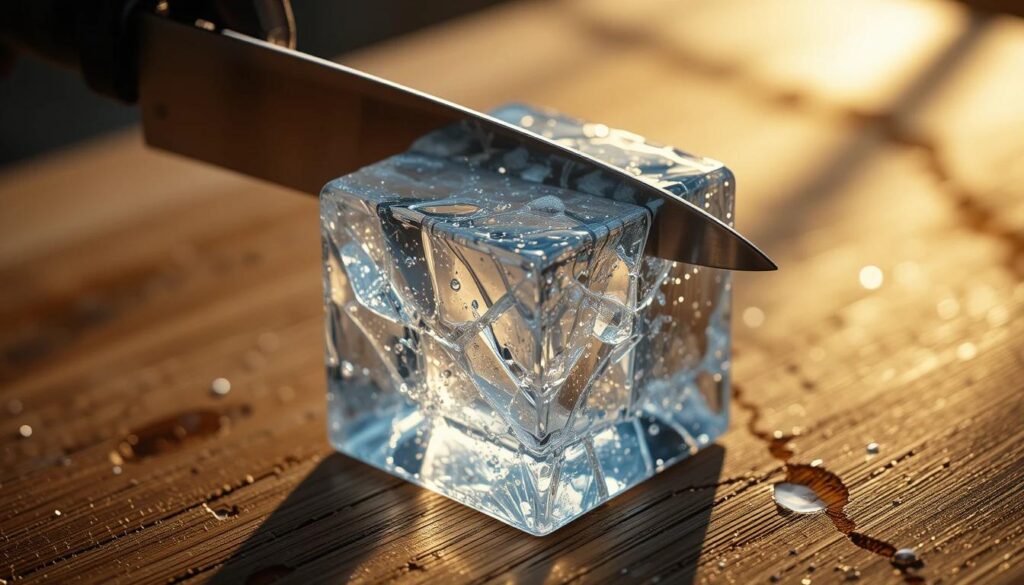 Prompt for ASMR Video ice