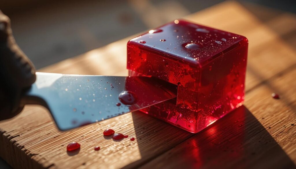 Prompt for ASMR Video red ice